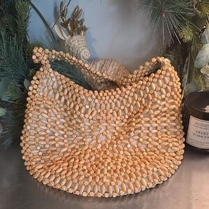 The Sak Beaded Hobo Bag in Tan